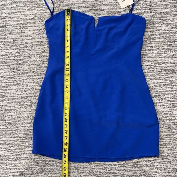 NWT Superdown Revolve Isidora Strapless Mini Dress in Blue XL - Picture 11 of 13